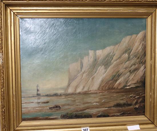W. Everest Beachy head and lighthouse 16 x 20in.